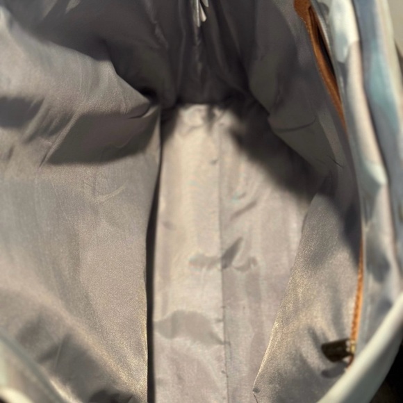 Thirty One Step Up Tote in Soft Camo with Monogram in Caramel Thread! Preowned!! - Picture 3 of 9